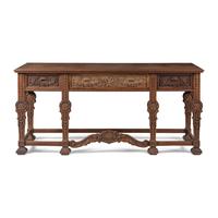 An Italian Baroque Style Carved Walnut Serving Table