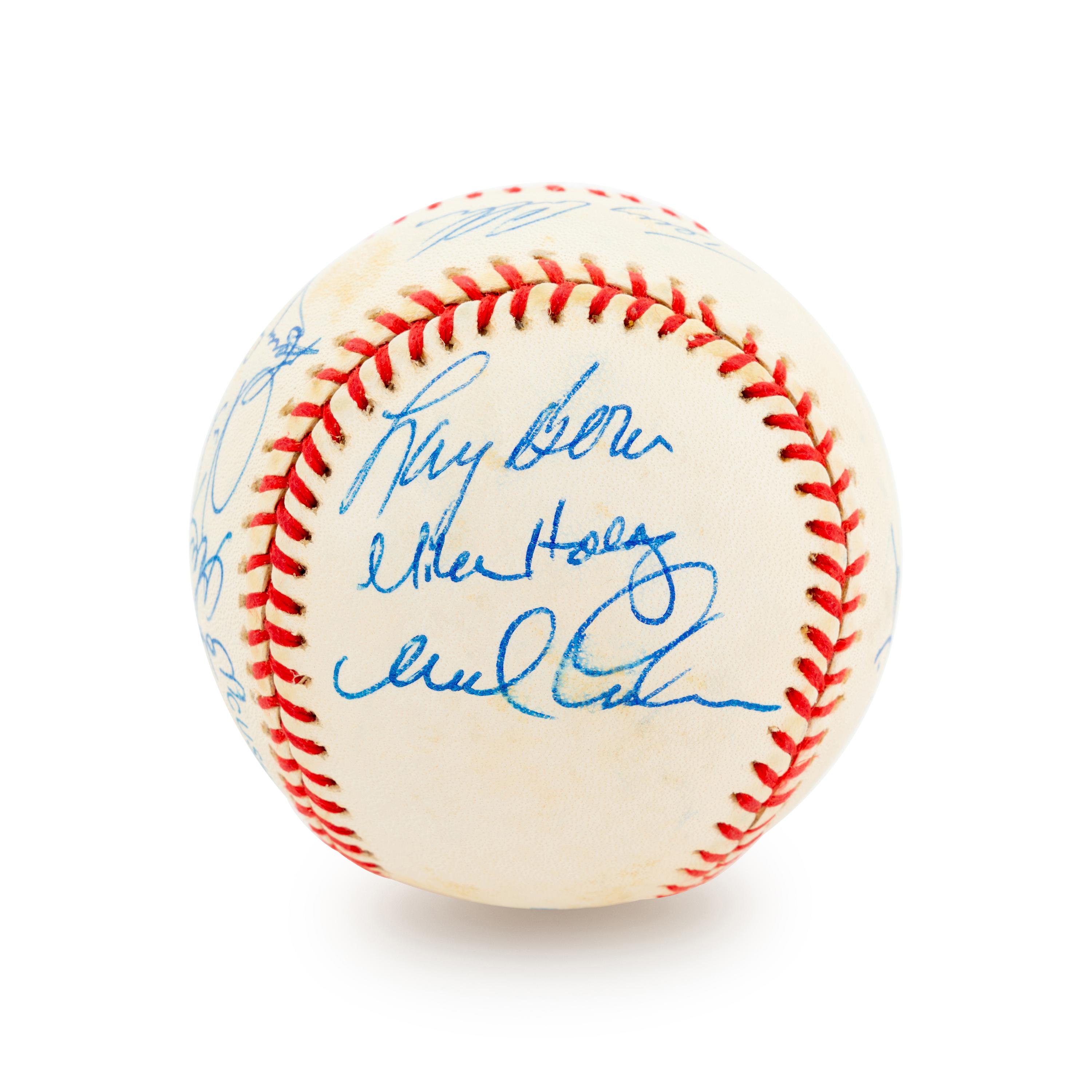 A Group of 19 Los Angeles Angels Signed Baseballs,
