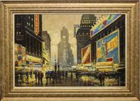 Willem Heytmann, (Dutch, b. 1950), New York Street Scene