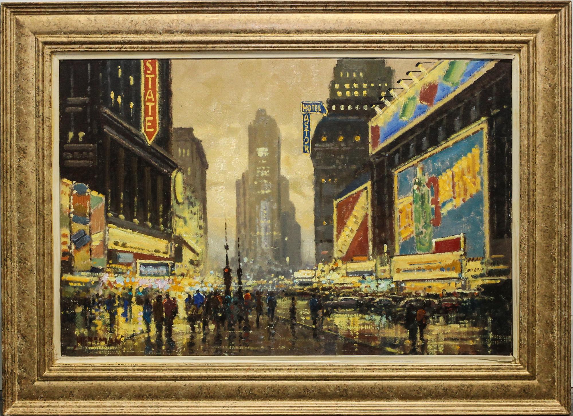Willem Heytmann, (Dutch, b. 1950), New York Street Scene