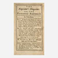 [Finance] Hayes, Richard The Negociator's Magazine: Or, the Exchanges Anatomiz'd...