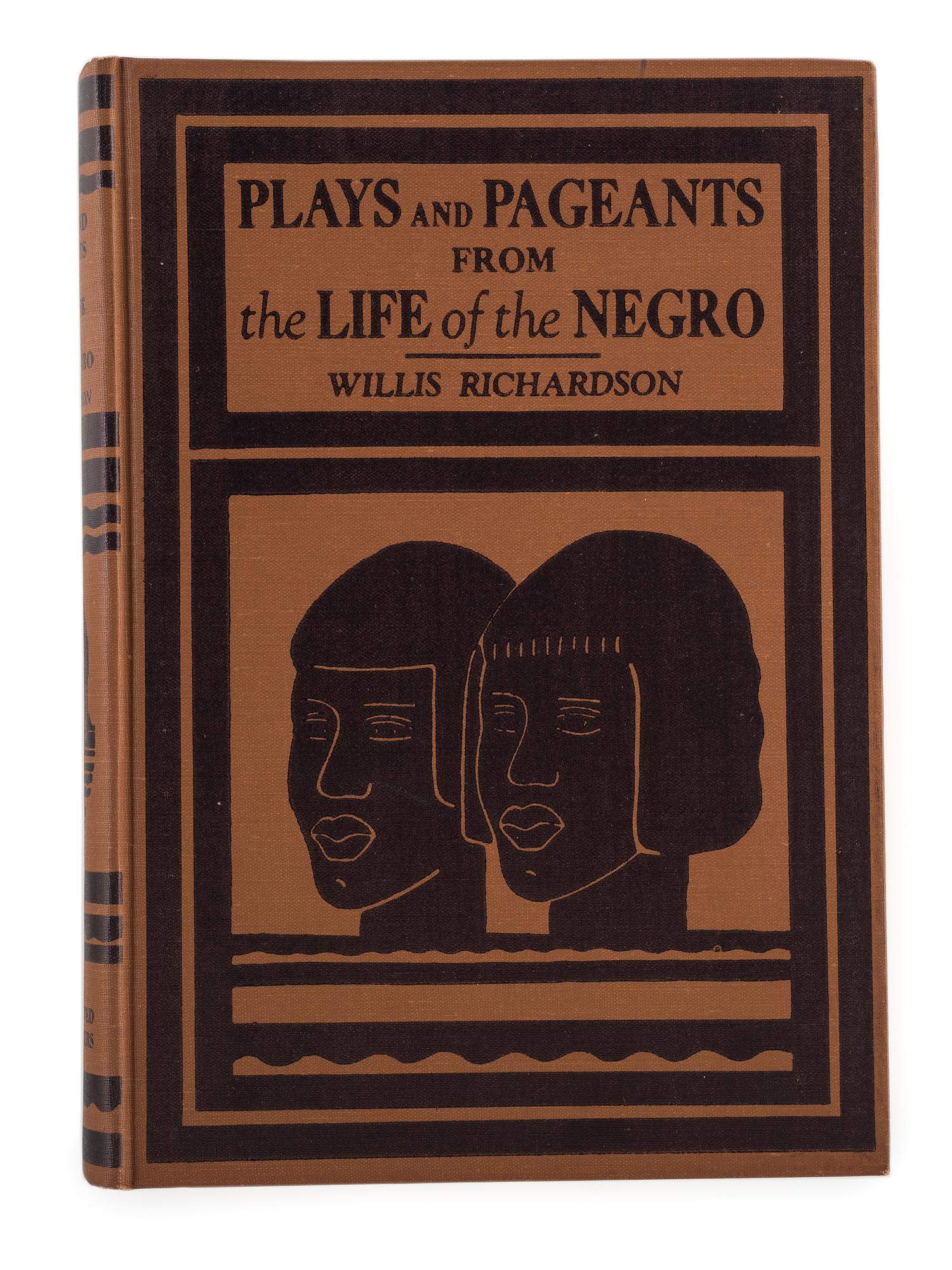 [THEATER]. RICHARDSON, Willis (1889-1977). WELLS, James Lesene (1902-1993), illustrator. Plays and Pageants from the Life of the Negro. Washington, DC: The Associated Publishers, 1930.