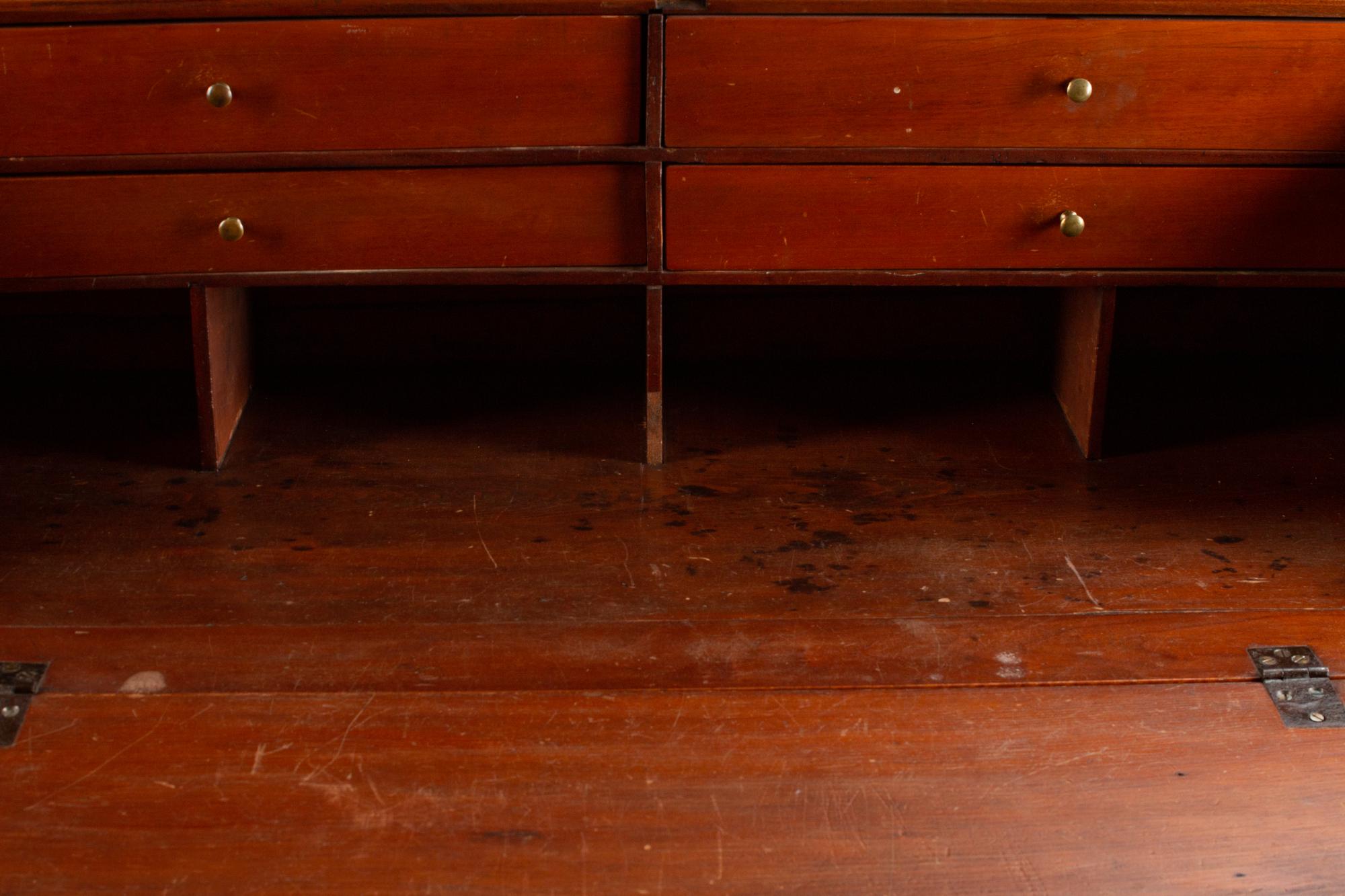 A Chippendale Maple Slant-Front Desk — 18TH CENTURY