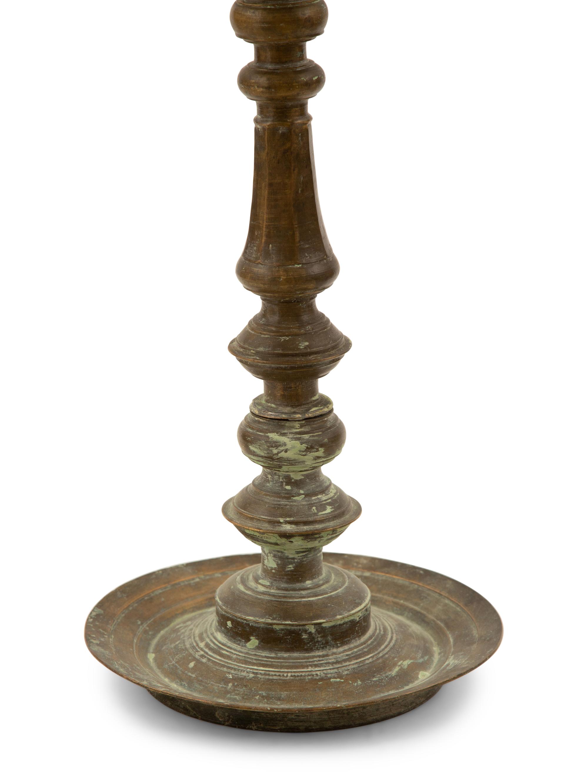 An Indian Brass Kerala Oil Lamp