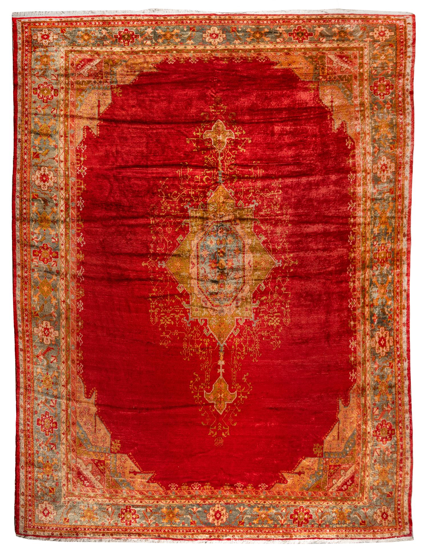 An Oushak Rug