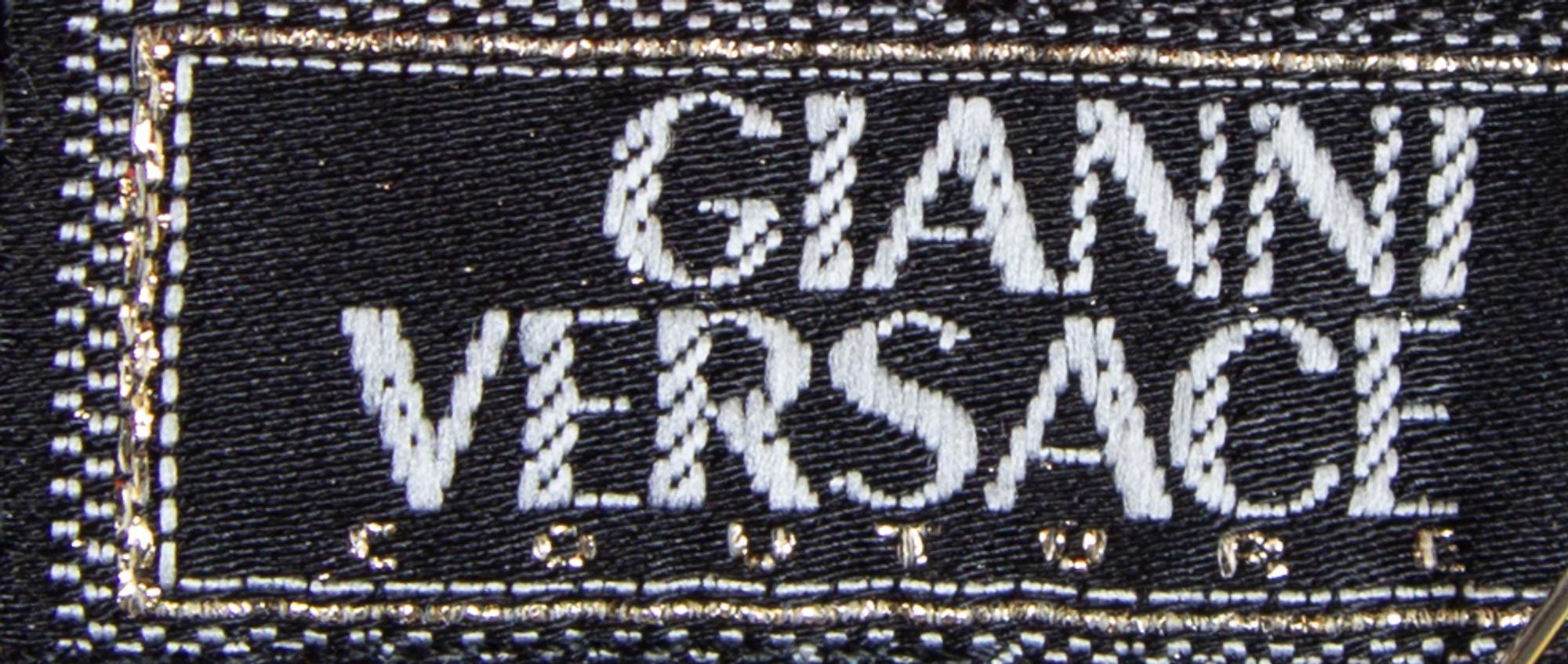 A Gianni Versace Silk Print Shirt, Size 44.