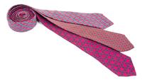 A Group of Three Hermes Silk Ties,
