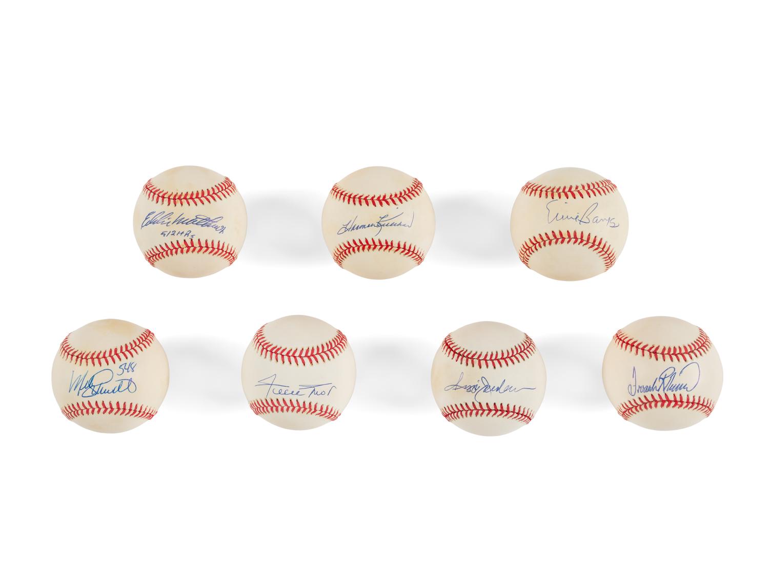 A Collection of 500 Home Run Club Member Single Signed Autograph Baseballs - Beckett Authentication Services (7)