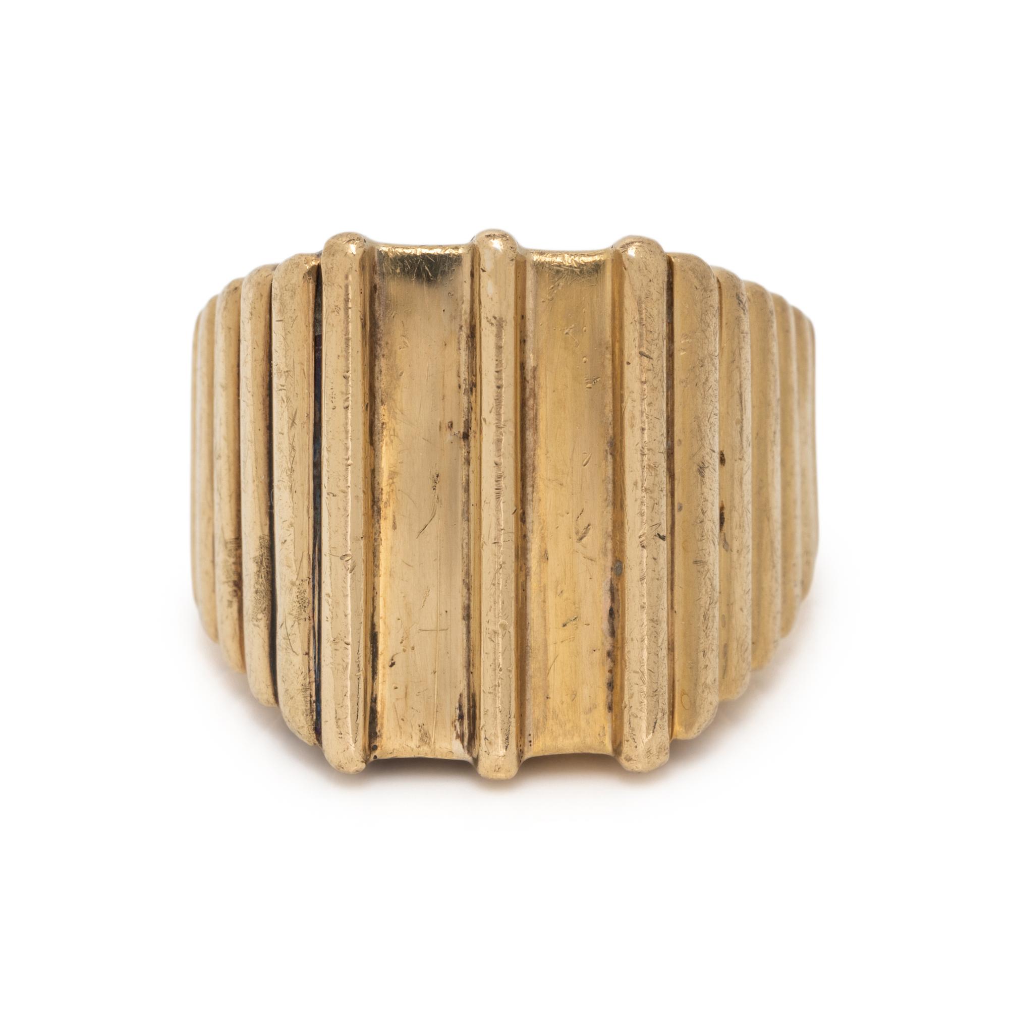 YELLOW GOLD RING