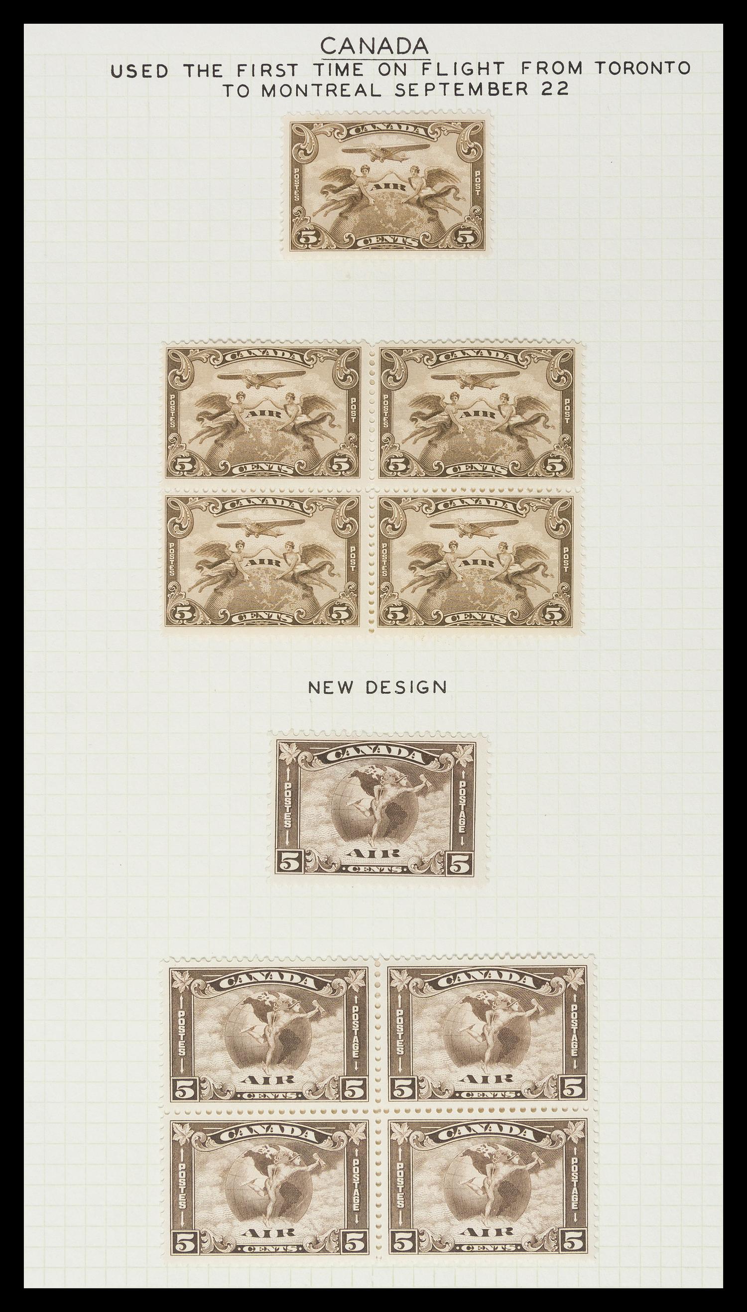 A Collection of Canada and Newfoundland Stamps