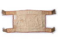 Sioux Beaded Hide Saddle Blanket