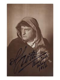 [20TH-CENTURY OPERA SINGERS]. A group of 6 photographs or photographic postcards of opera singers from the 1910s, most signed, comprising images of: