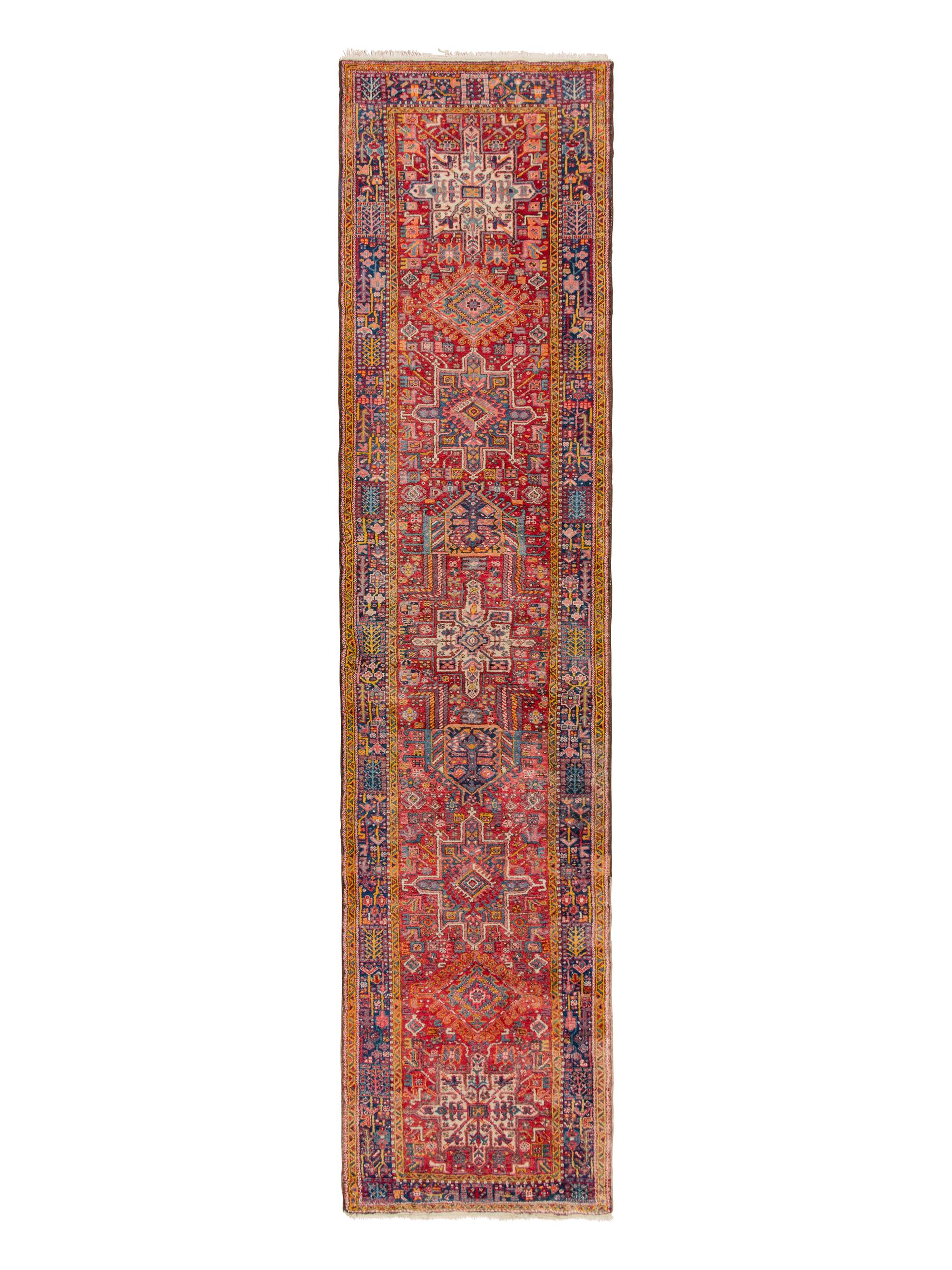 A Heriz Wool Runner