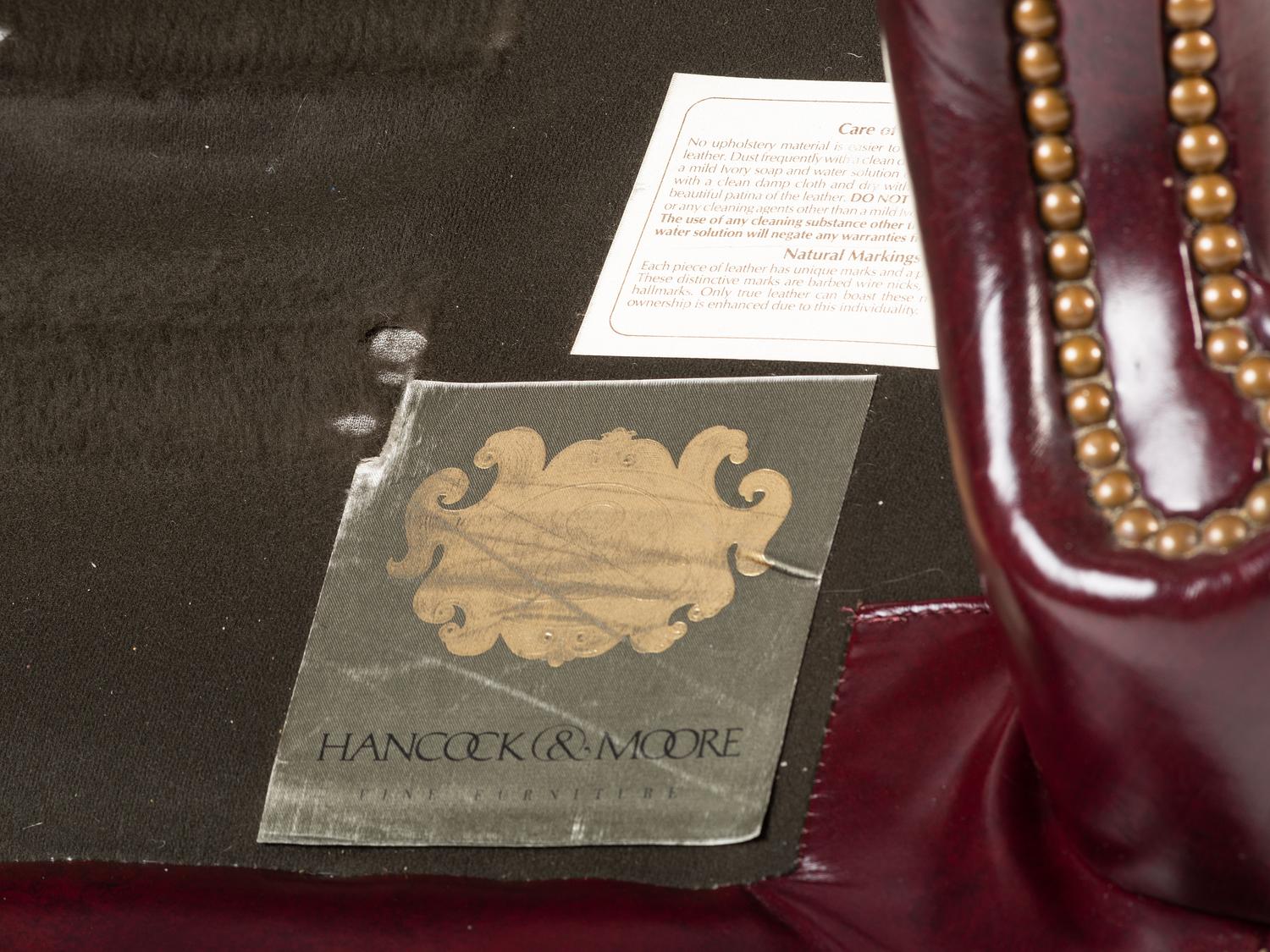 A Hancock & Moore Tufted Leather Armchair