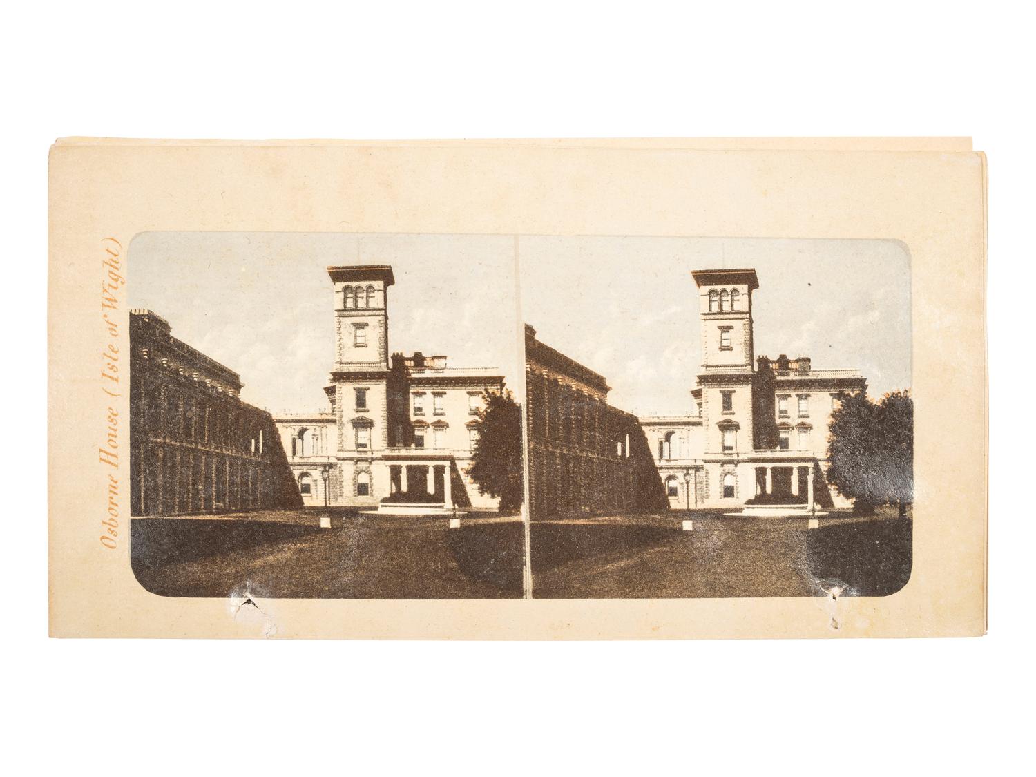 [EARLY PHOTOGRAPHY]. TURNER, A.A., photographer. The Voyage to Europe visiting twelve countries . New York: D. Appleton & Co., ca 1860s. A very rare group of 12 stereoviews housed in Motoscope viewer.