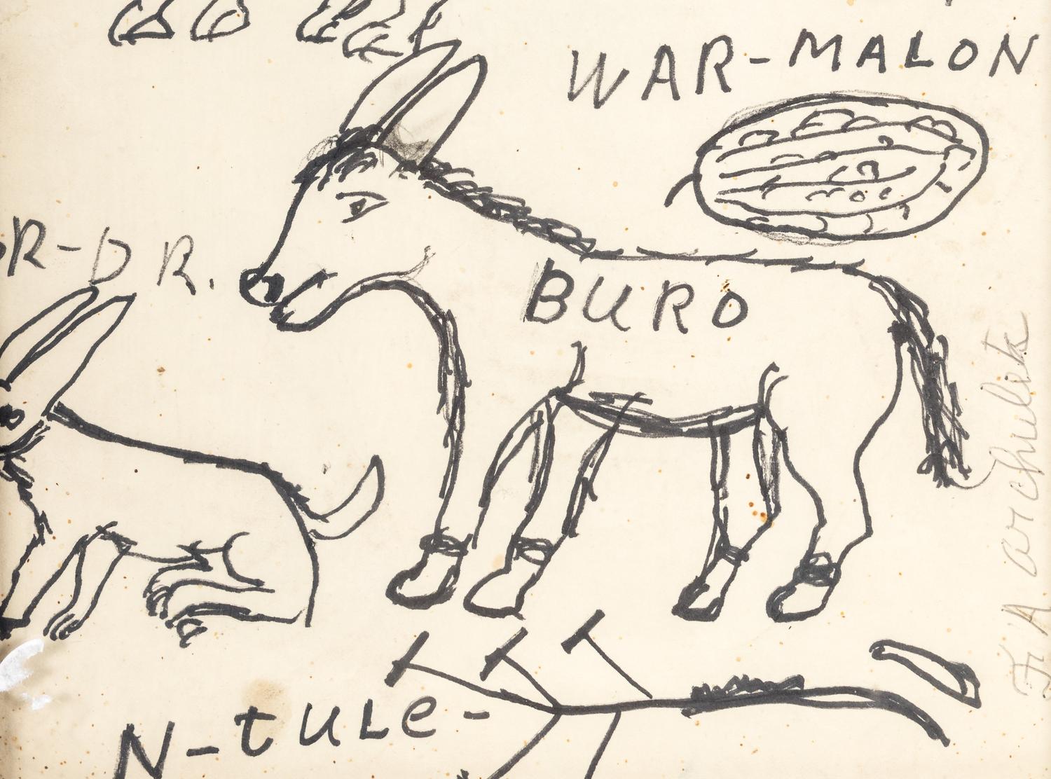 Buro , 1981 and Squirrels , 1985 (two works)