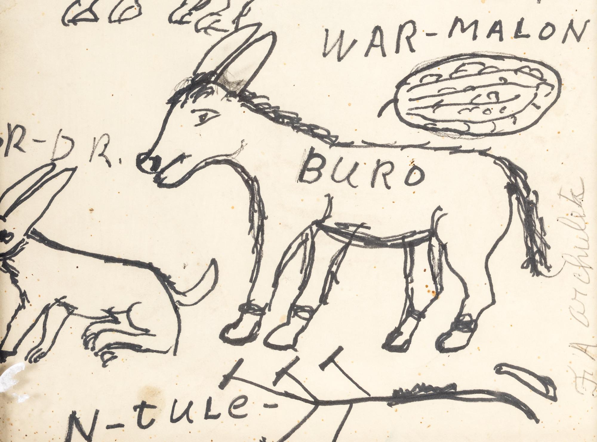 Buro , 1981 and Squirrels , 1985 (two works)