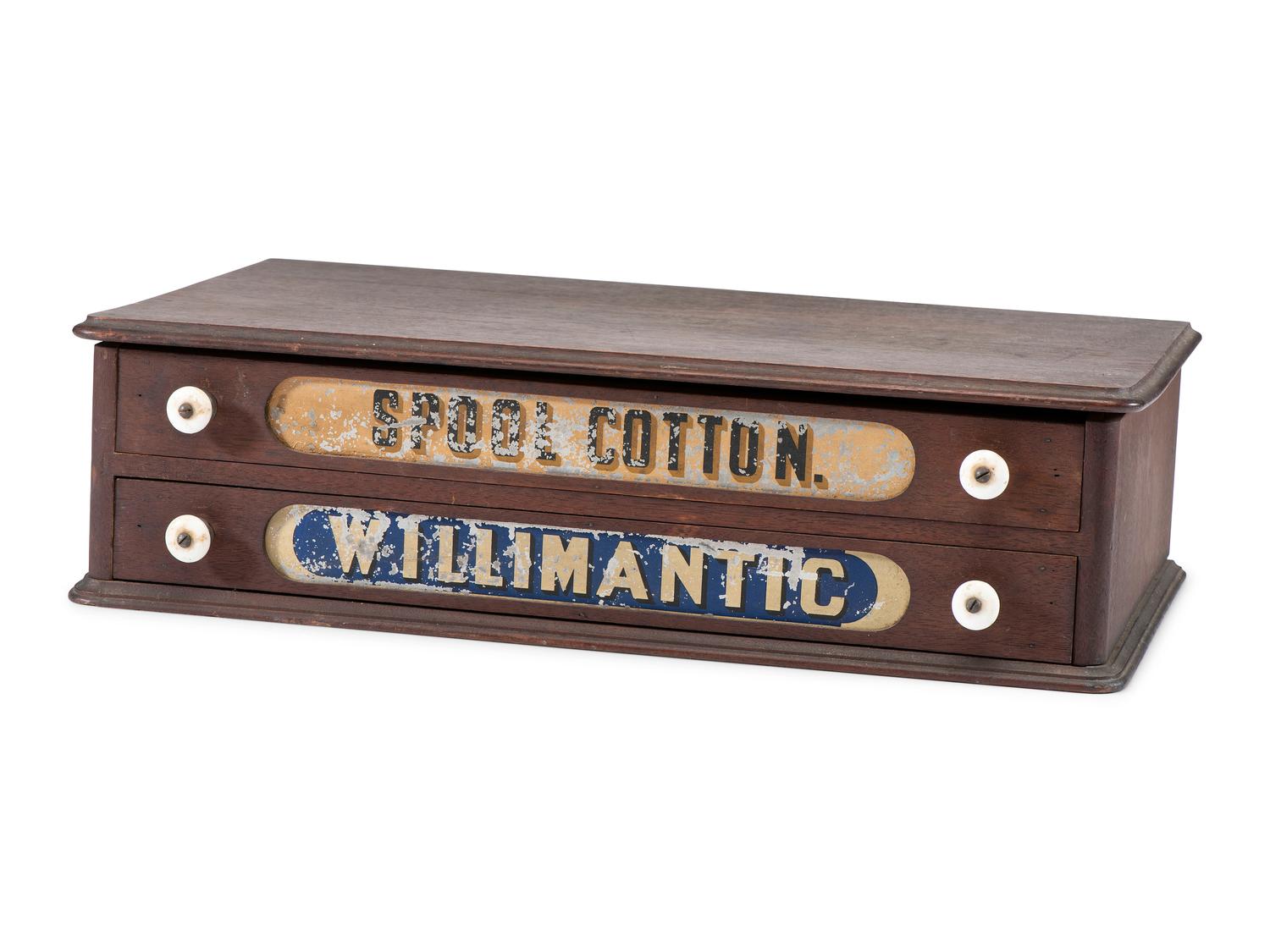 A Willimantic Spool Cabinet