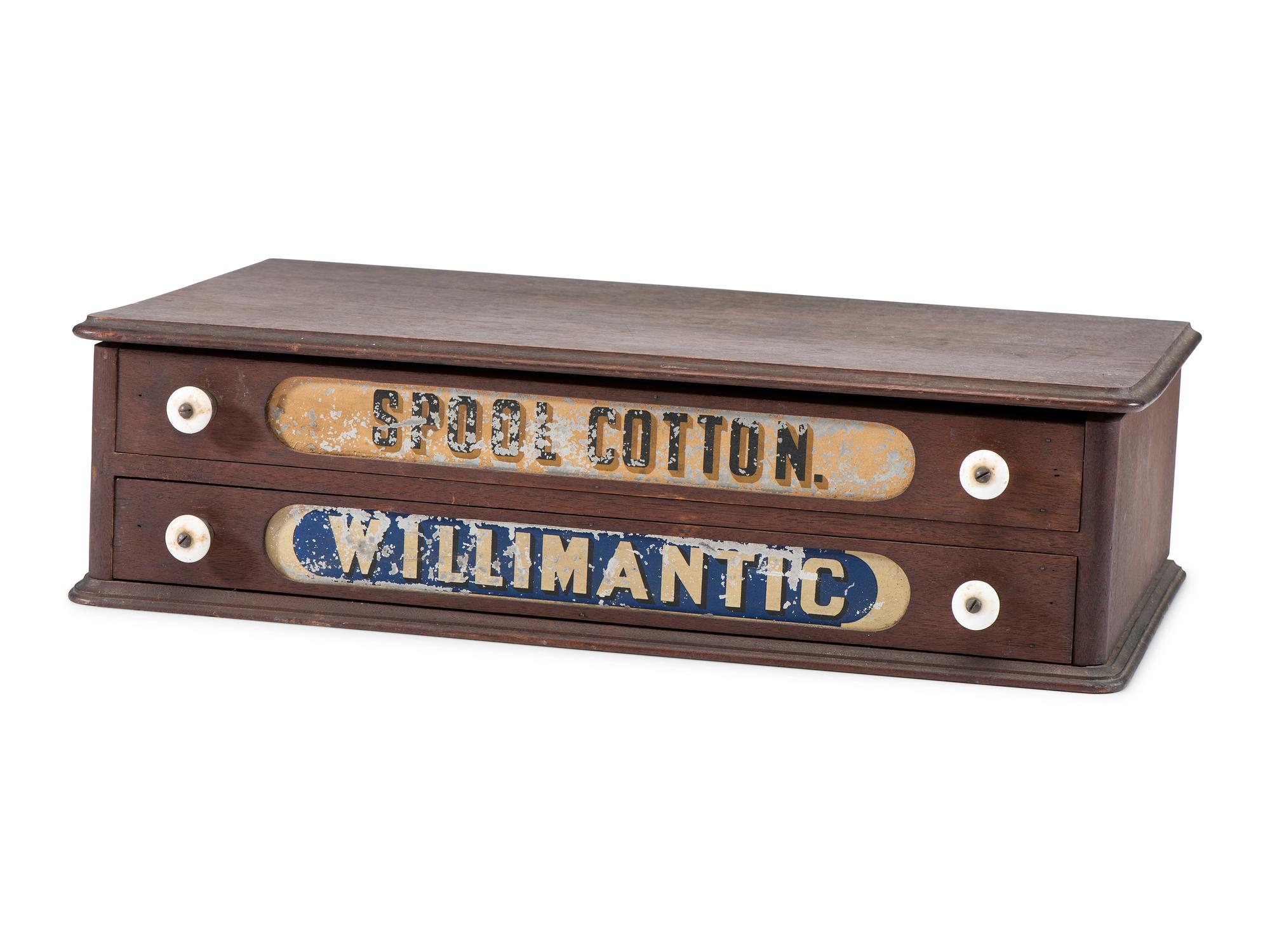 A Willimantic Spool Cabinet