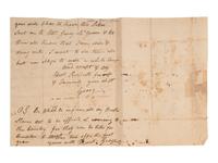 [ENSLAVEMENT]. Letter from a formerly enslaved man named George. 10 July 1827.