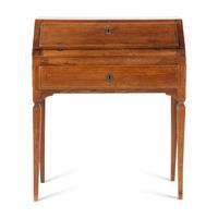 An Italian Walnut Slant-Front Bureau
