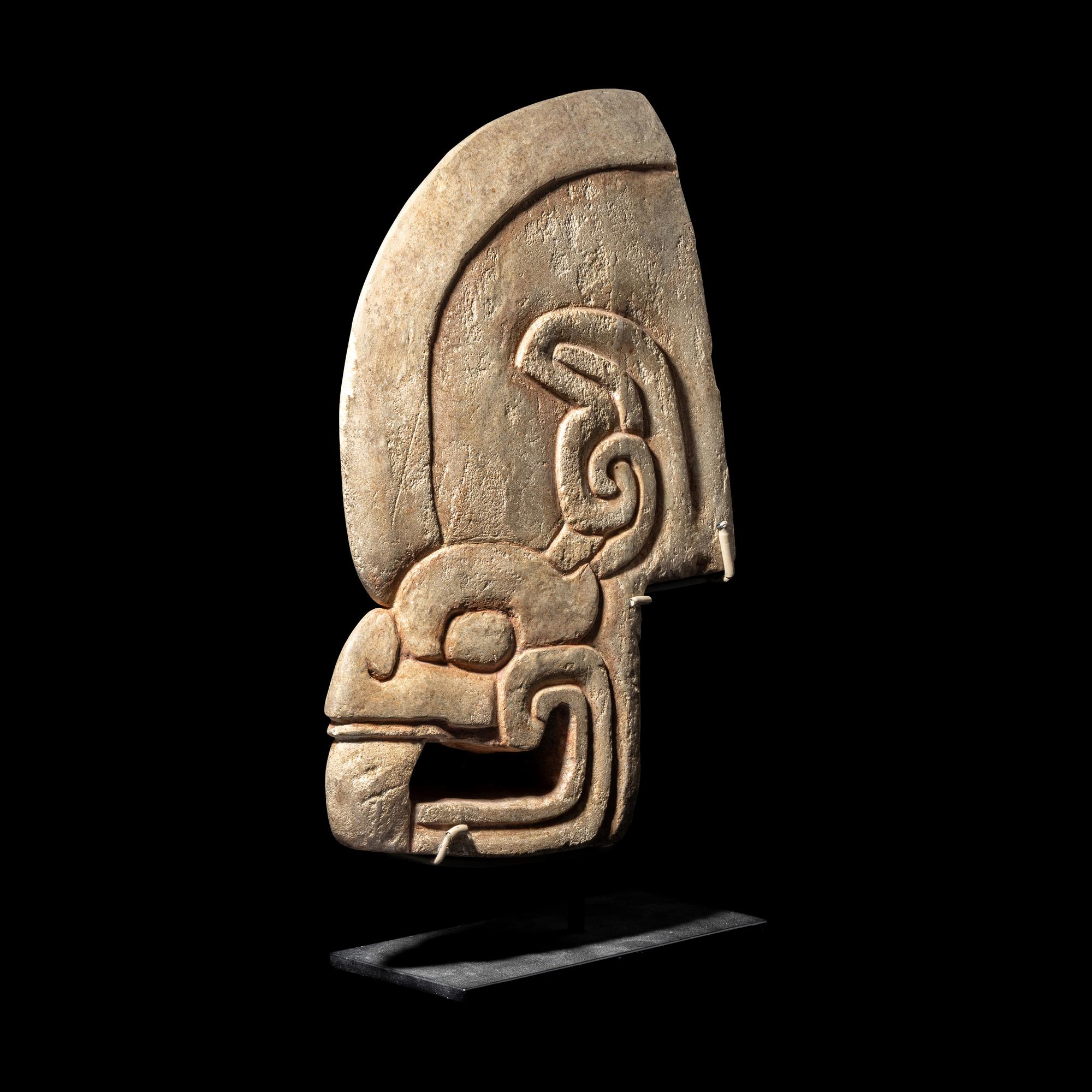 A Maya Stone Hacha