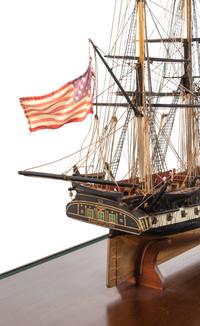 A Cased French Model of the U.S.S. Constitution