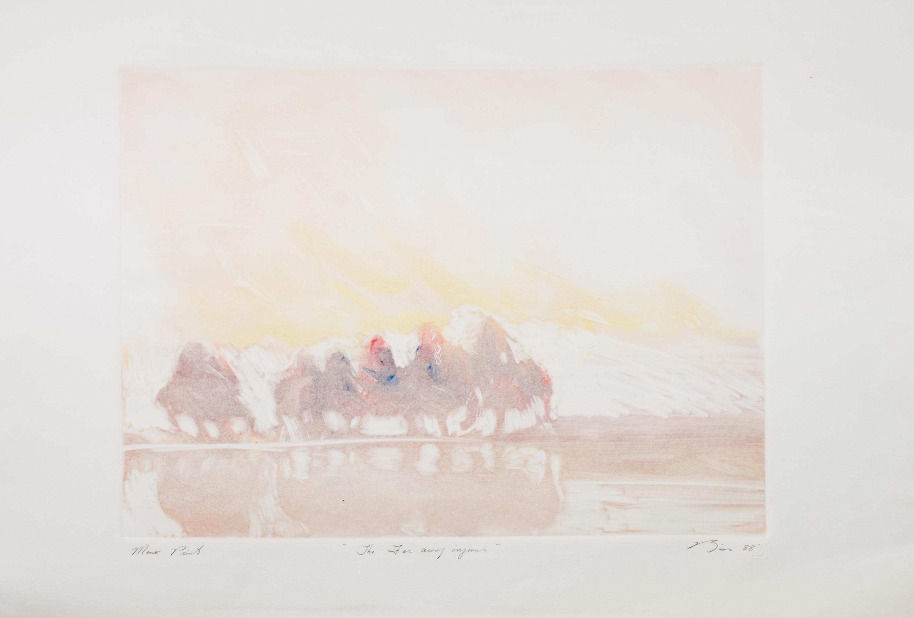 Earl Biss, (American, 1947-1998), The Far Away Indians