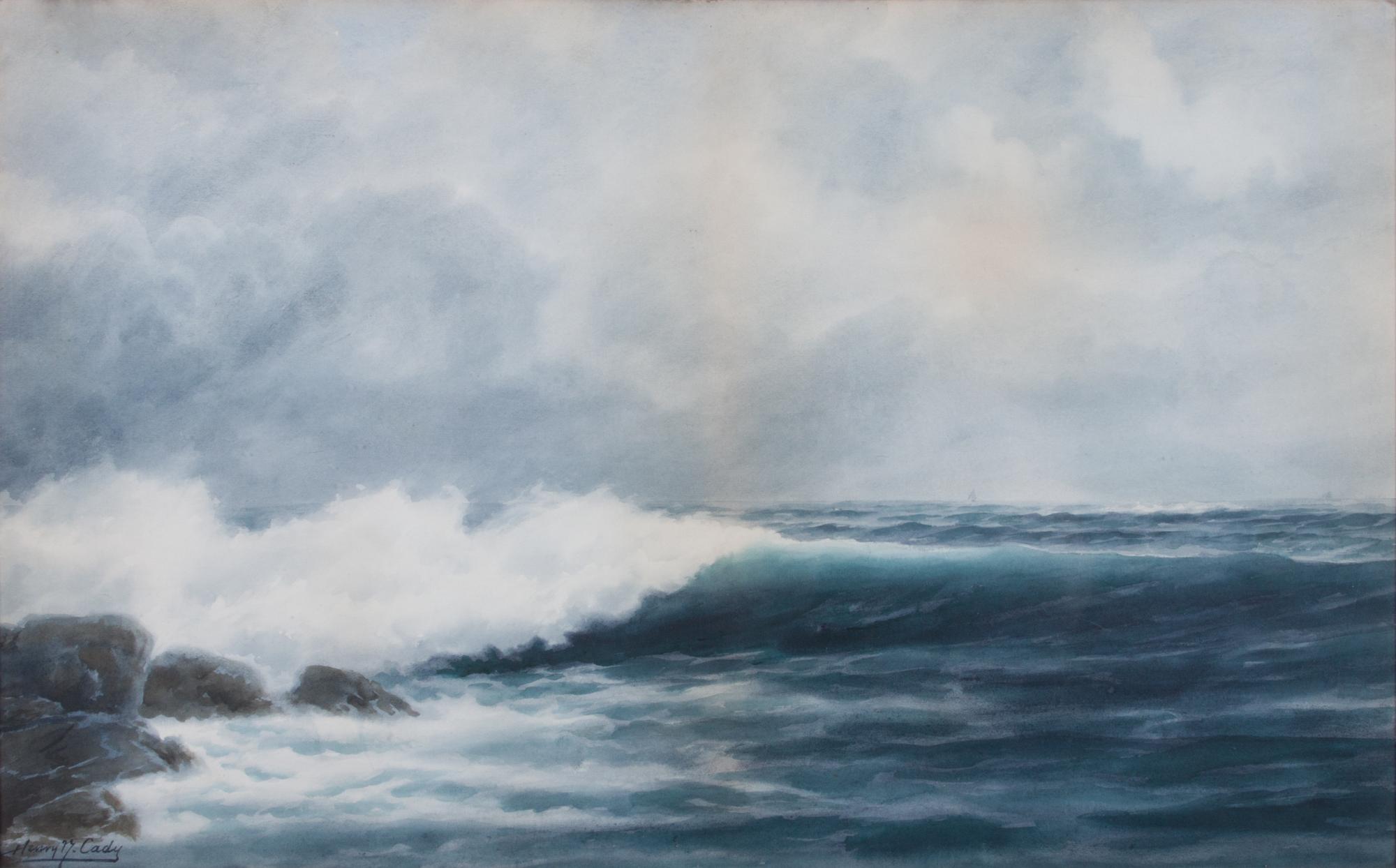 Henry N. Cady, (American, 1849-1935), Oceanscape