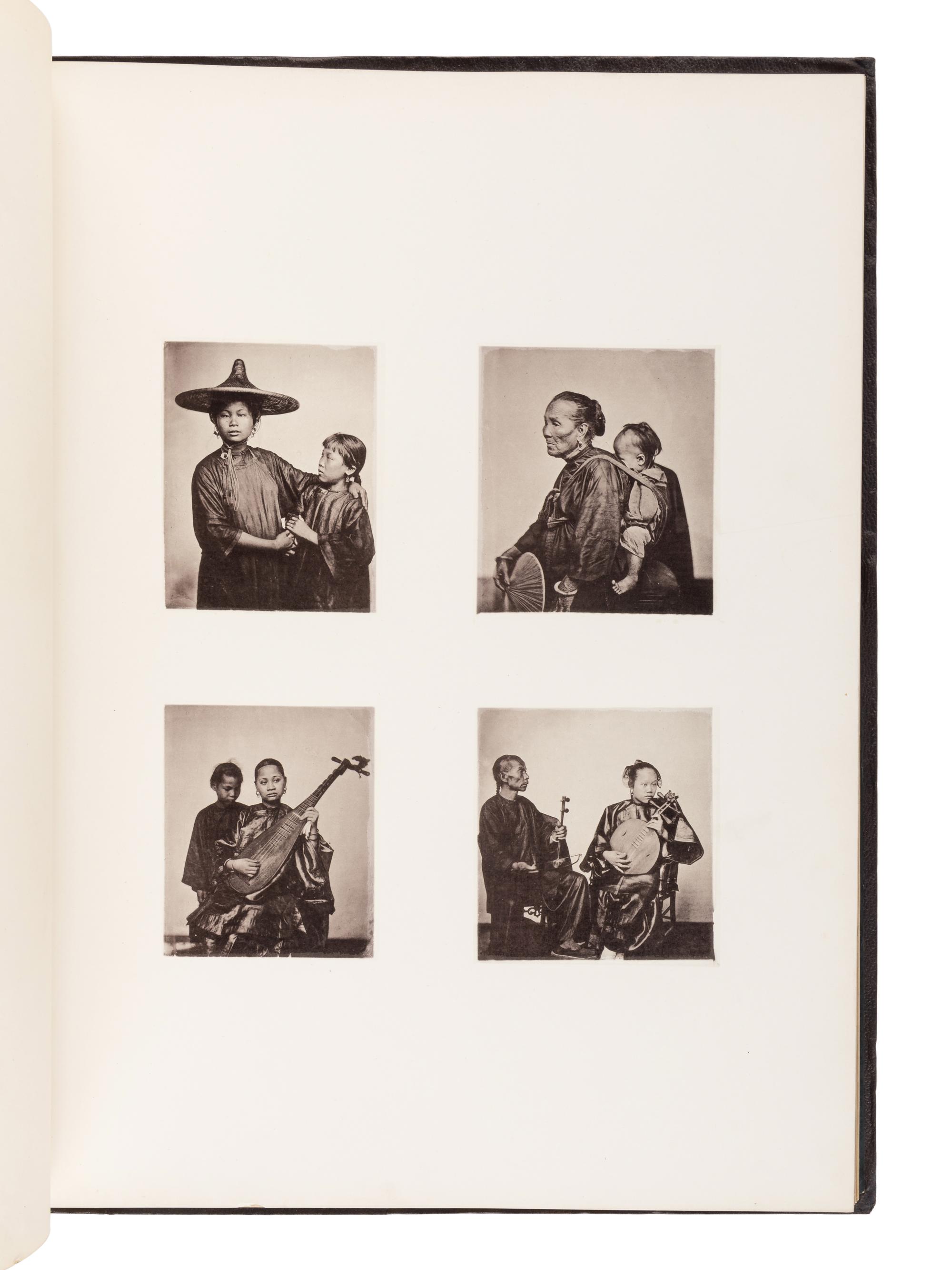 THOMSON, John (1837-1921). Illustrations of China and its People. A Series of Two Hundred Photographs, with Letterpress Descriptive of the Placed and People Represented . London: Sampson Low, Marston, Low, and Searle, 1873-1874.