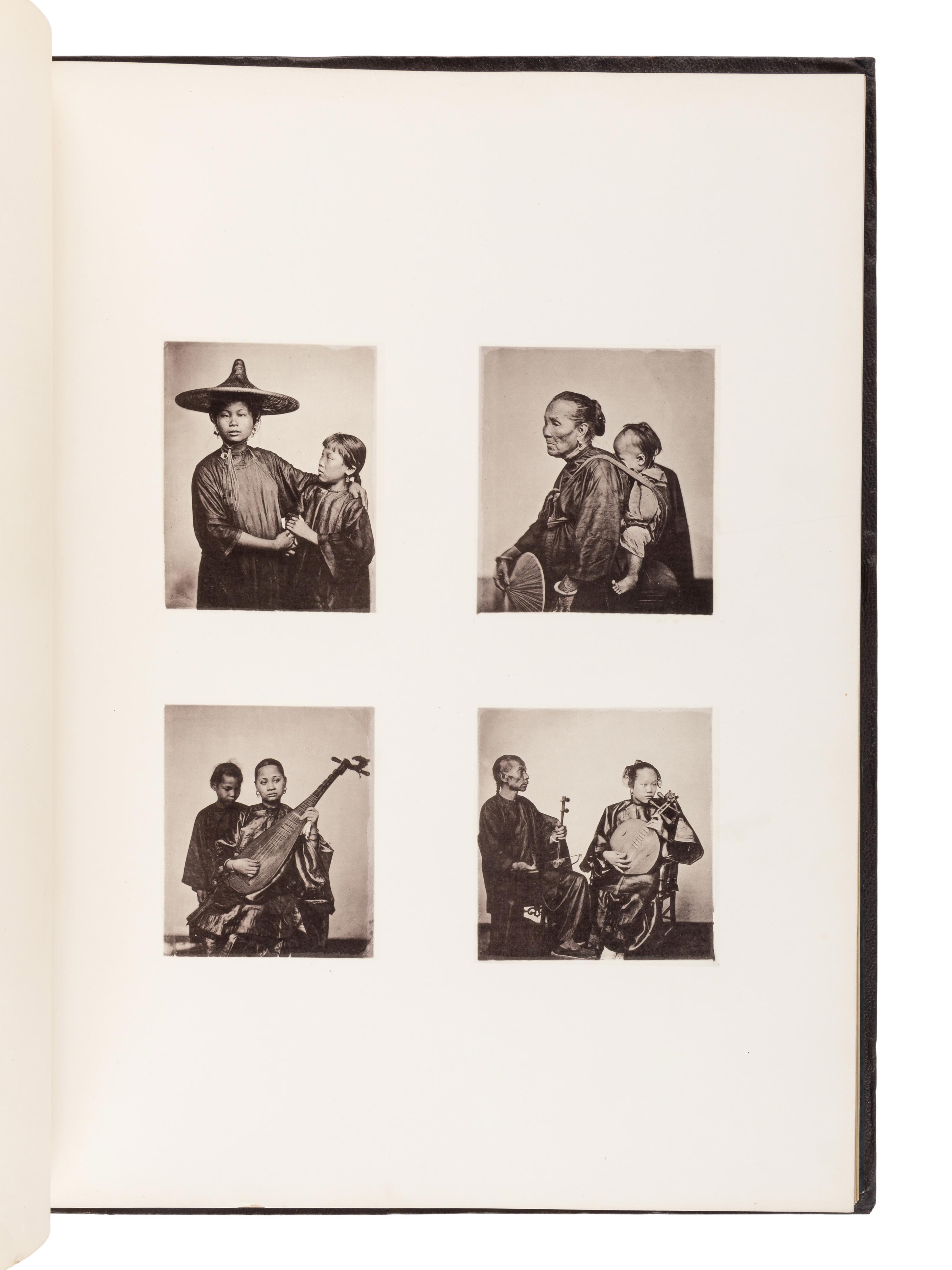 THOMSON, John (1837-1921). Illustrations of China and its People. A Series of Two Hundred Photographs, with Letterpress Descriptive of the Placed and People Represented . London: Sampson Low, Marston, Low, and Searle, 1873-1874.