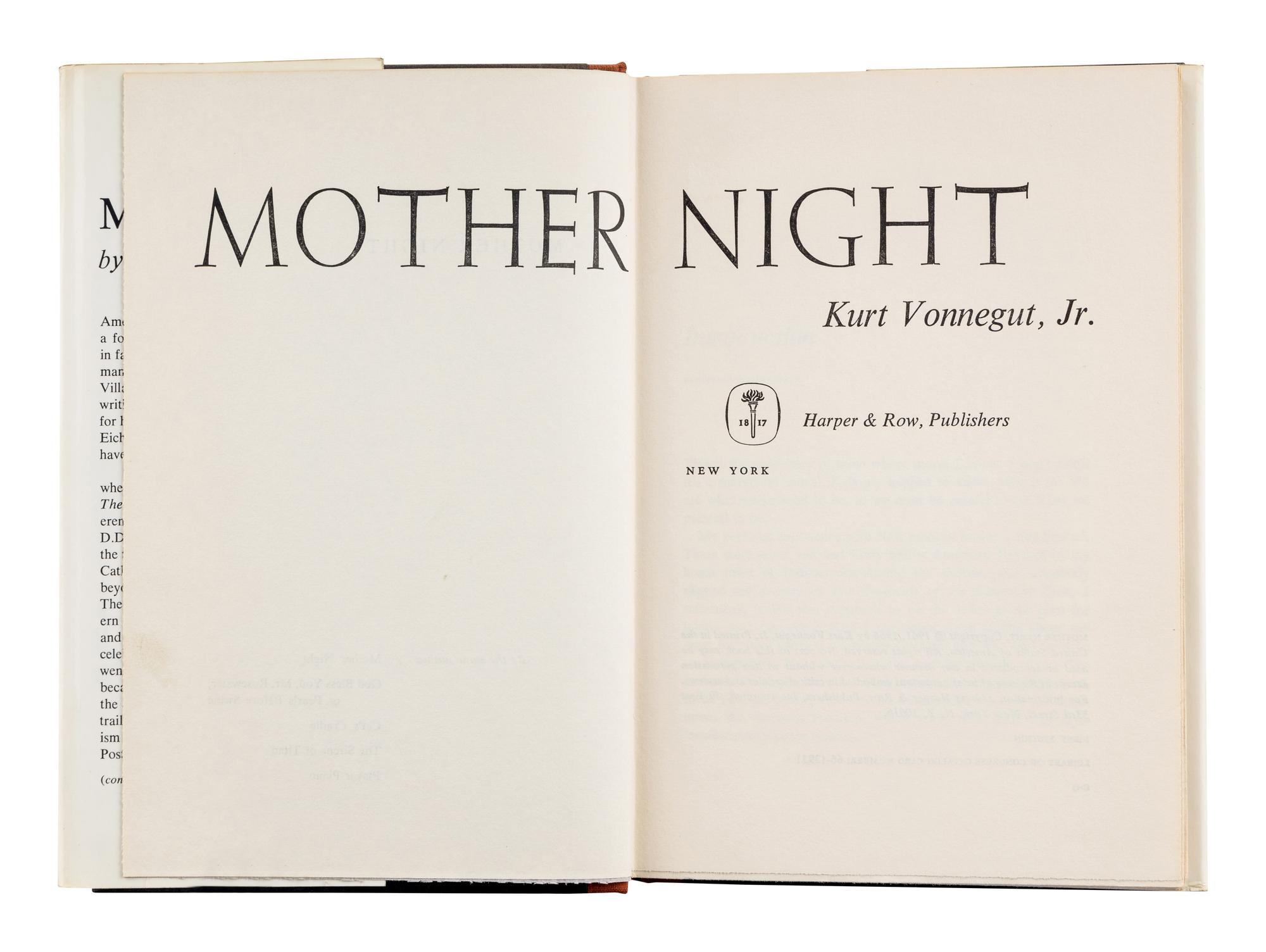 VONNEGUT, Kurt, Jr. (1922-2007). The Sirens of Titan . New York: Dell Publishing Co., Inc., 1959.