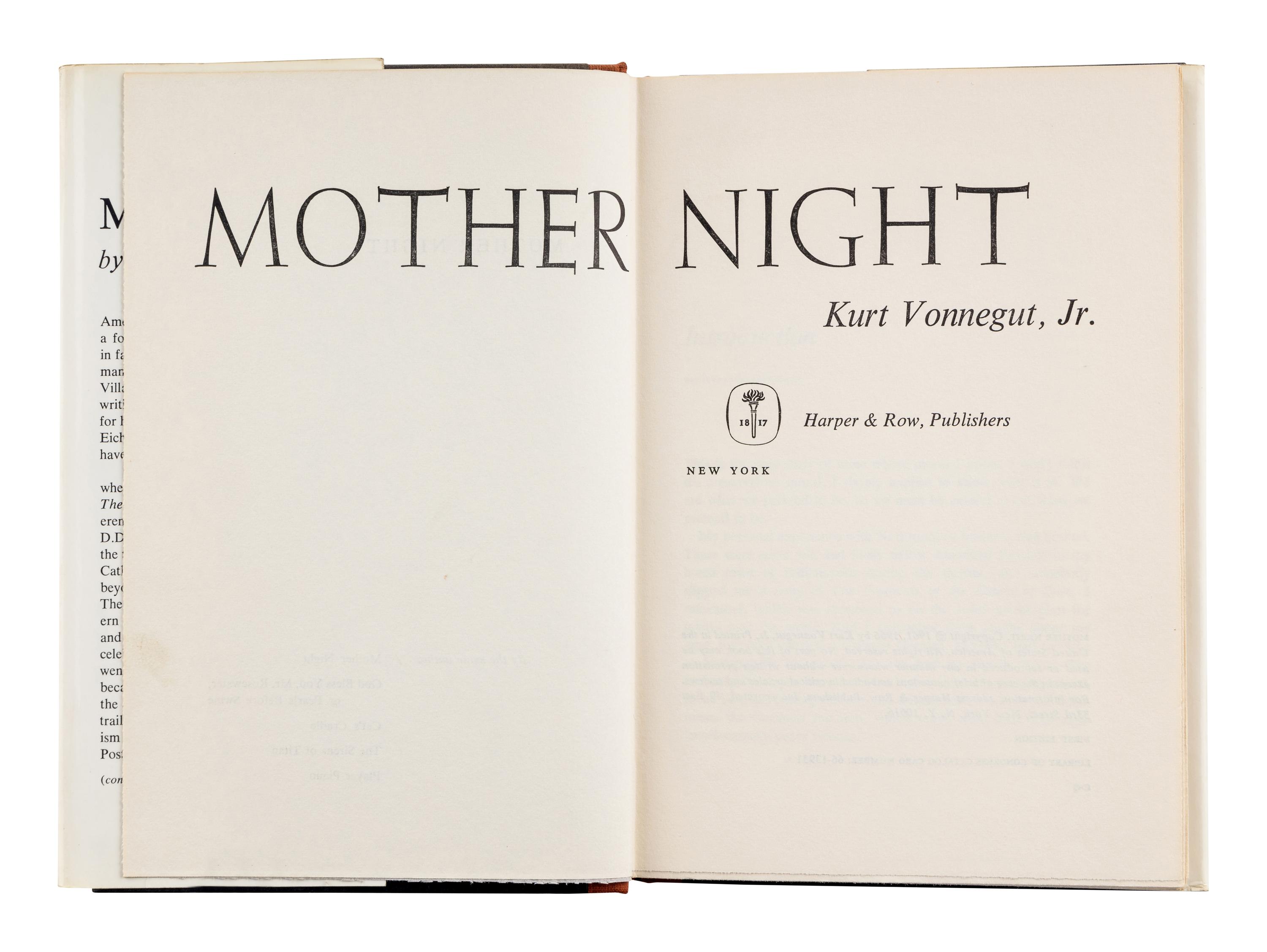 VONNEGUT, Kurt, Jr. (1922-2007). The Sirens of Titan . New York: Dell Publishing Co., Inc., 1959.