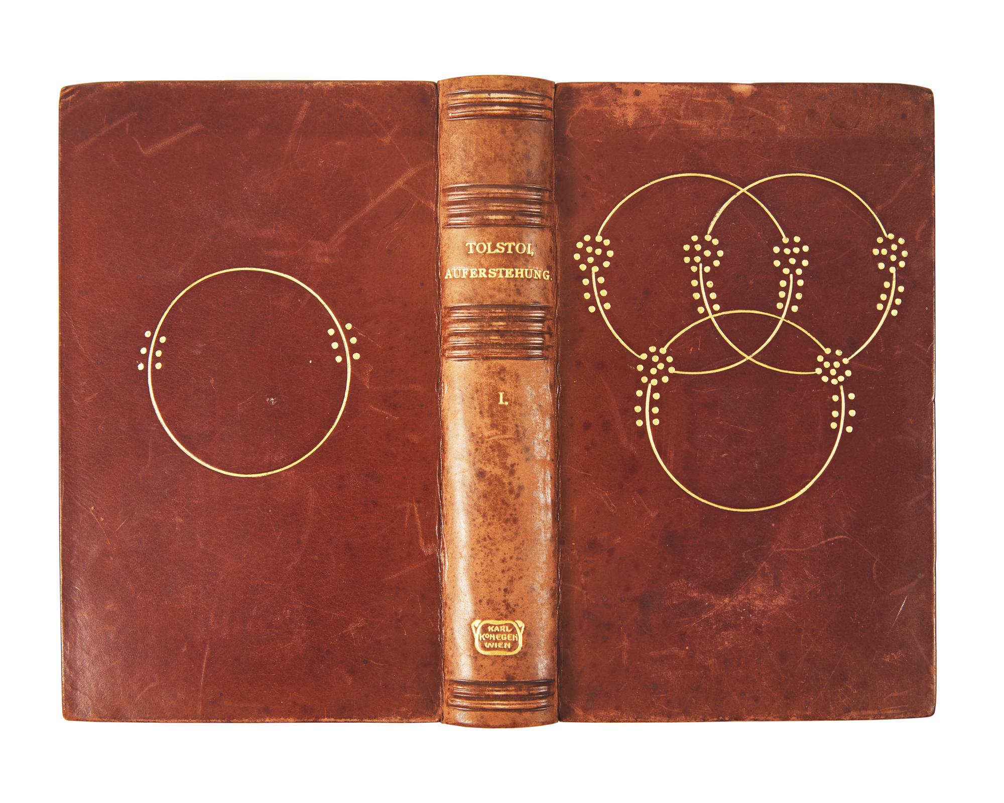 [Fine Bindings] [Moser, Koloman] Tolstoy, Leo. Auferstehung...
