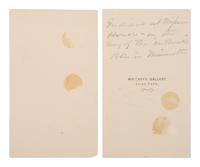 [EBELL, Adrian, photog.]. 2 CDVs documenting the 1862 Dakota Uprising in Minnesota, incl. Dakota Indians at the Pajutazee Mission the day before fighting began.