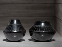 Blackware Pottery Jars