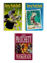 PRATCHETT, Terry (1948-2015). A group of 3 titles, ALL SIGNED, comprising:
