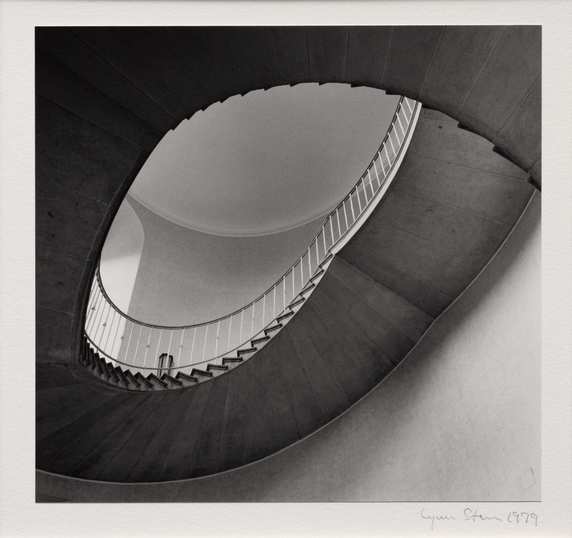 A group of three photographs ( Municipal Building, NYC, 1978; Melk Abbey, Austria , 1979; Stairwell , 1979)
