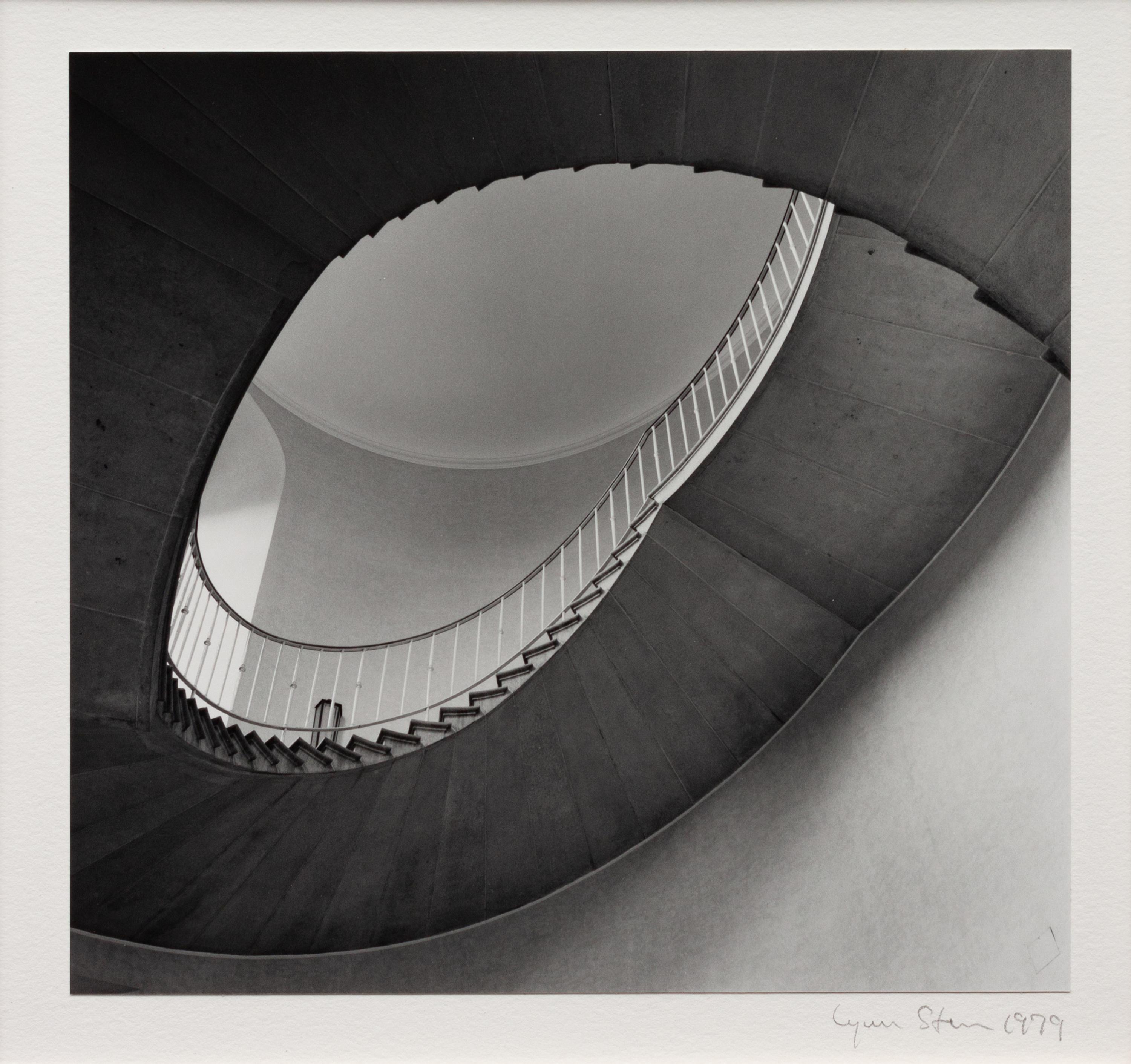 A group of three photographs ( Municipal Building, NYC, 1978; Melk Abbey, Austria , 1979; Stairwell , 1979)