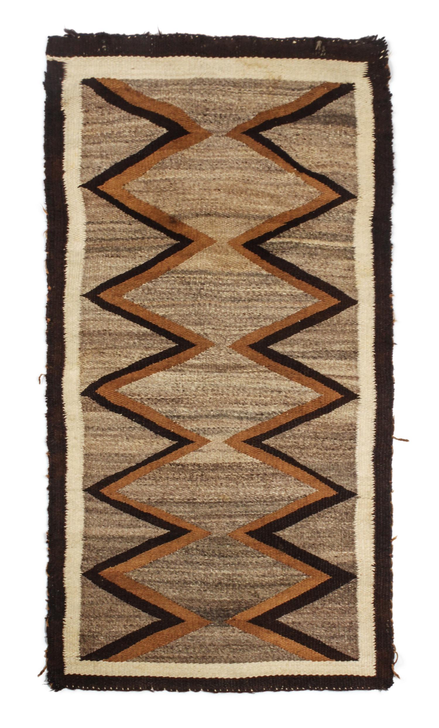 A Navajo Ganado Rug First: 107 1/2 x 45 1/2 inches. — CIRCA 1920