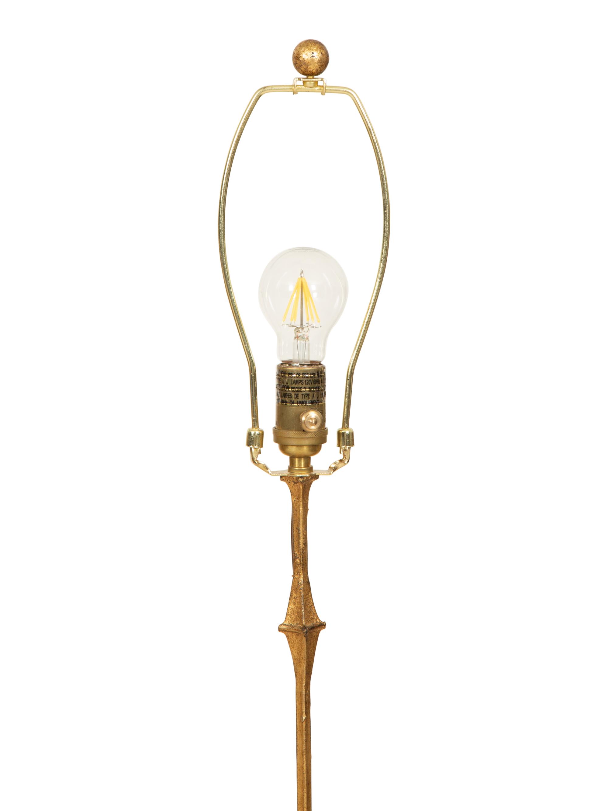 A Pair of Contemporary Metal Floor Lamps