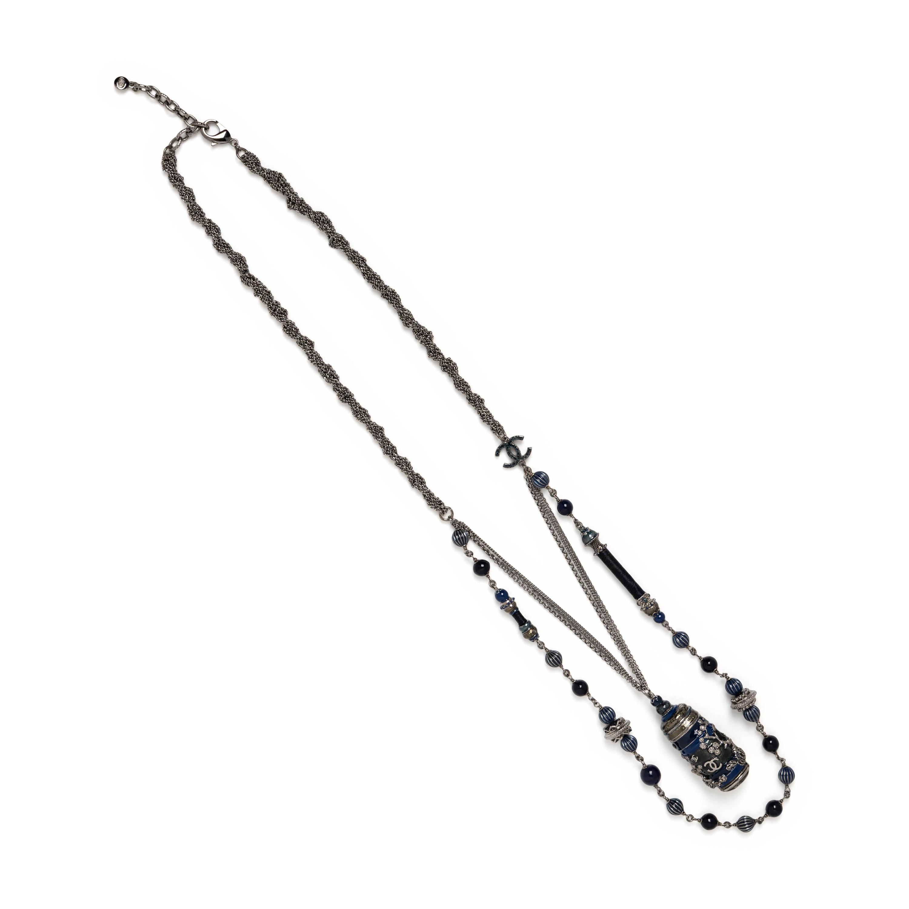 Chanel, "Paris-Shanghai" Enamel & Chain Necklace