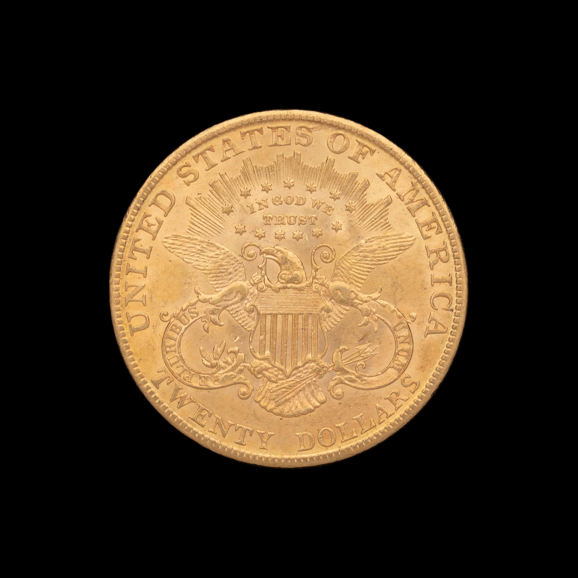 A 1907 Liberty Head $20 Gold Coin