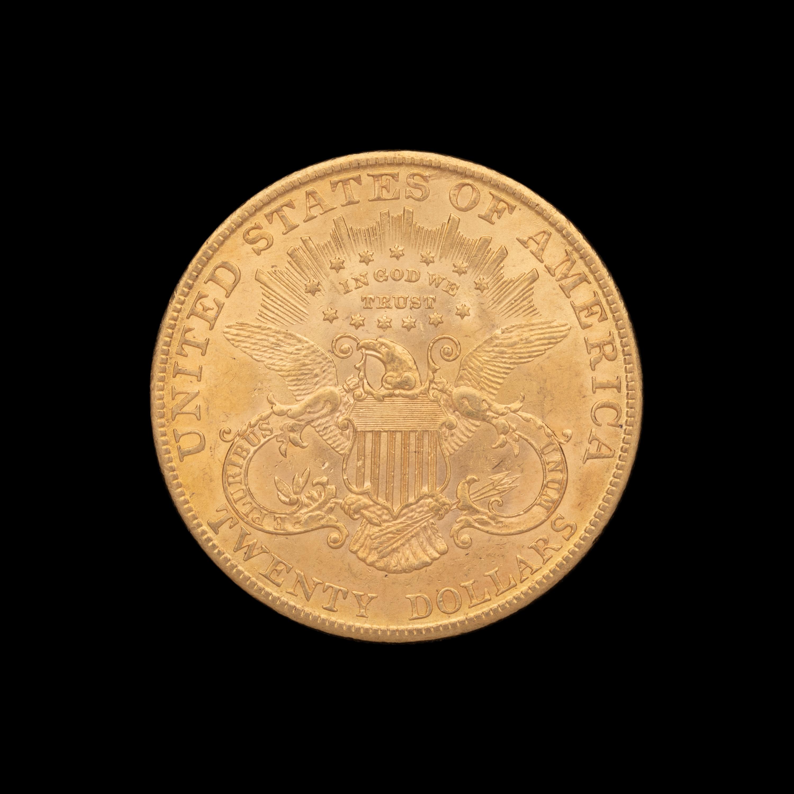 A 1907 Liberty Head $20 Gold Coin