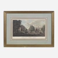 [Prints] [New York] Klinckowstrom, Baron Axel, and Carl Fredrik Akrell Broadway-gatan och Radhuseti Newyork