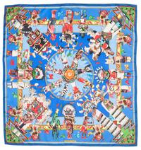 An Hermes 90cm Silk Scarf, 36" x 36"