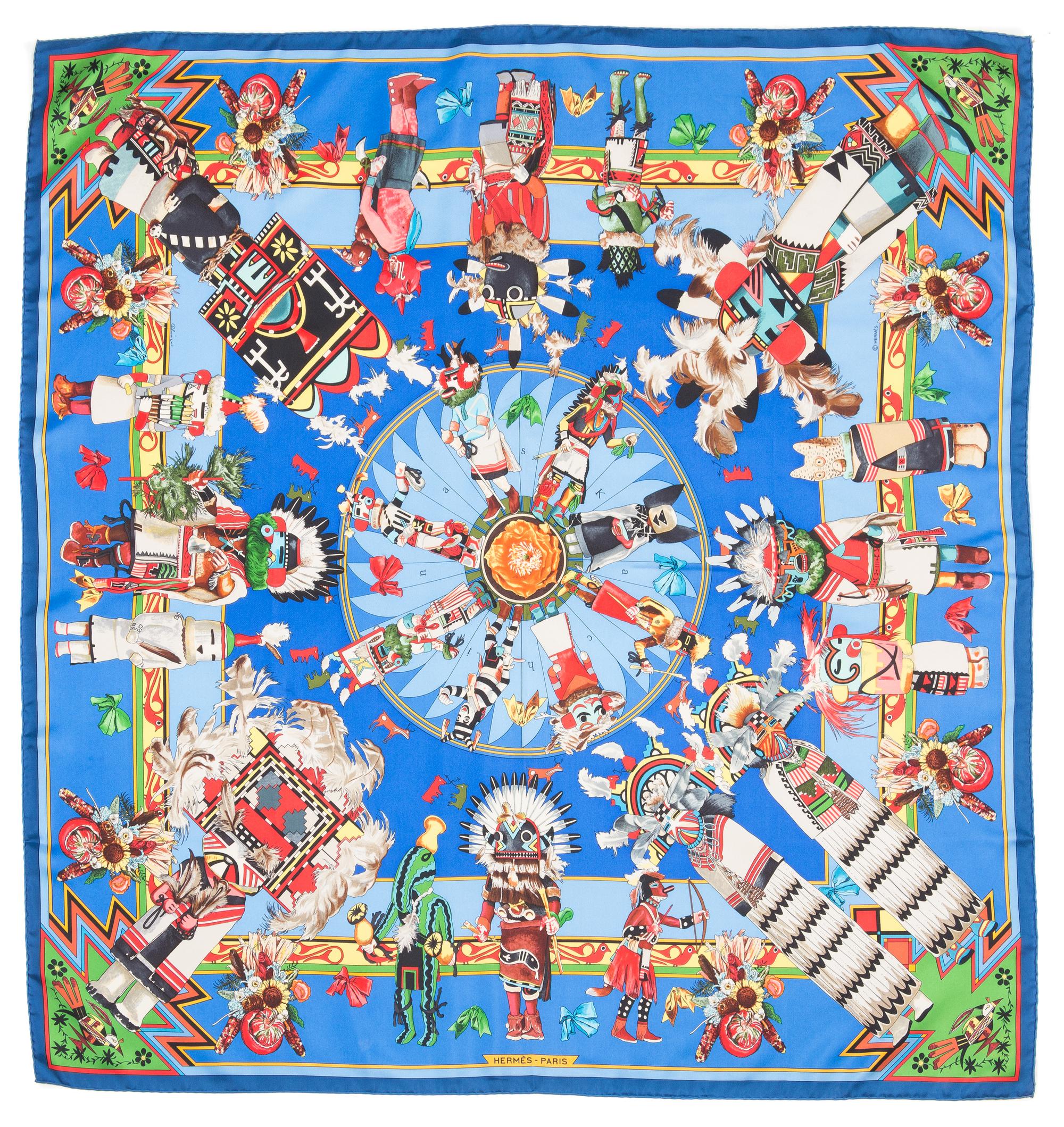 An Hermes 90cm Silk Scarf, 36" x 36"