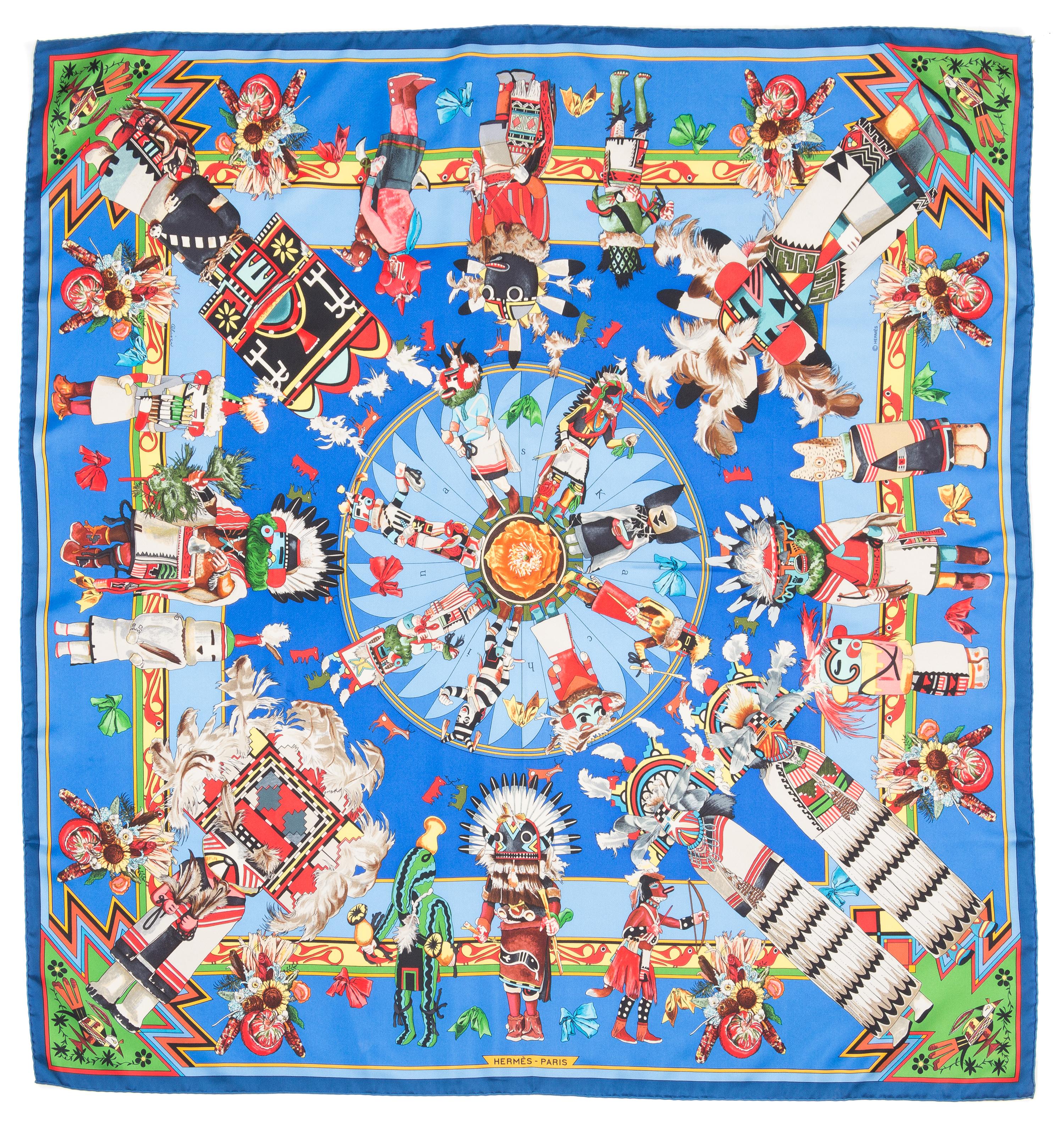 An Hermes 90cm Silk Scarf, 36" x 36"