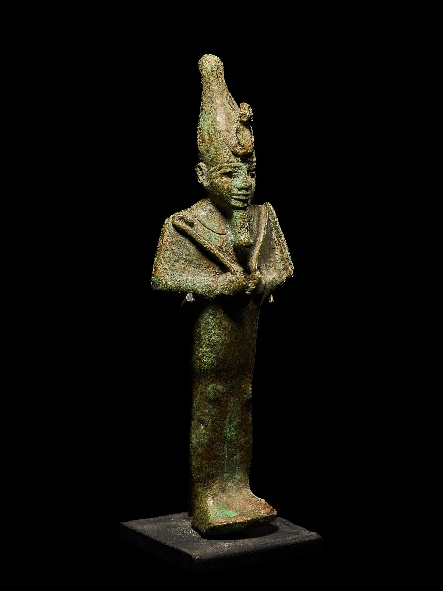 An Egyptian Bronze Osiris