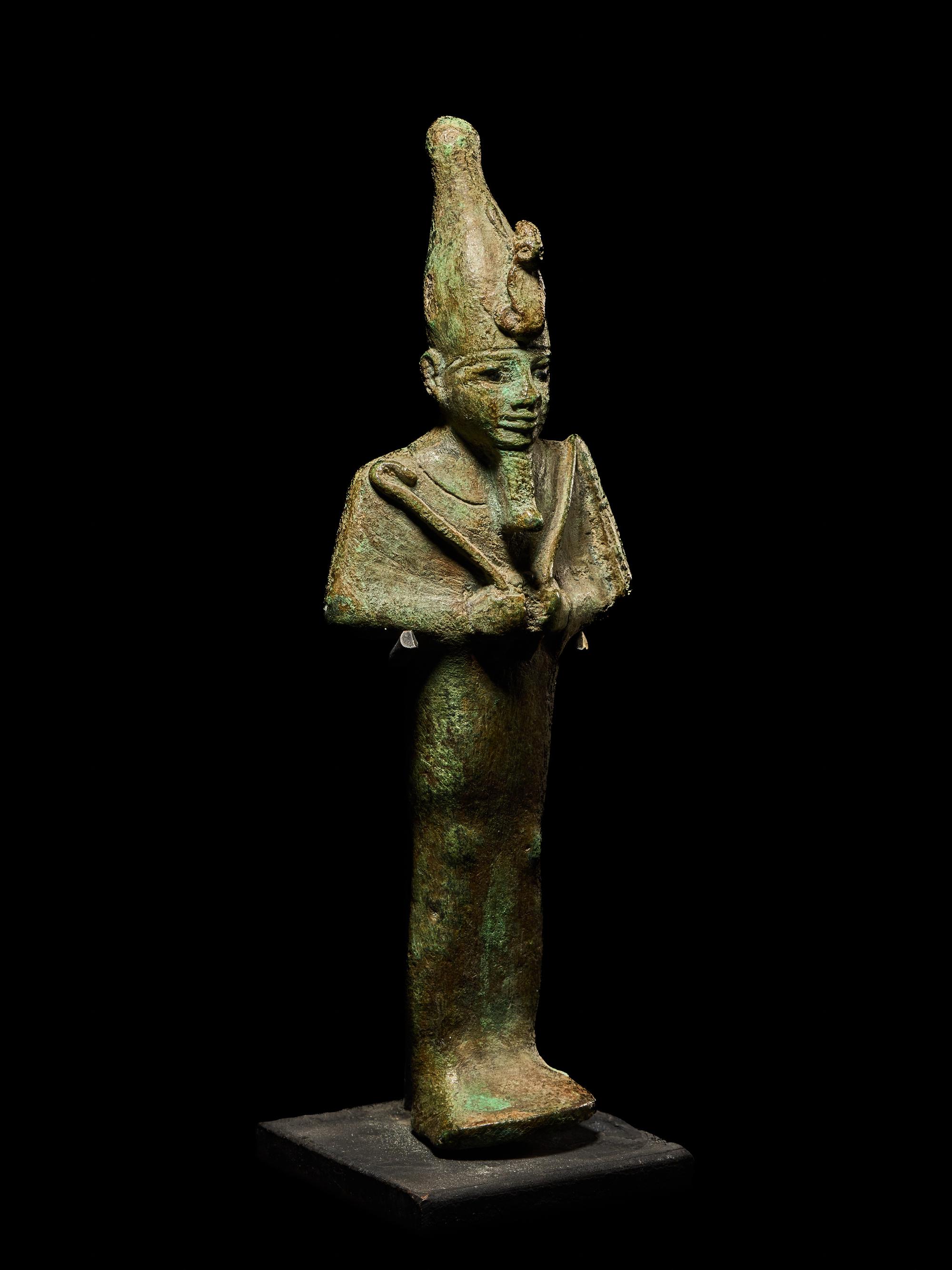 An Egyptian Bronze Osiris